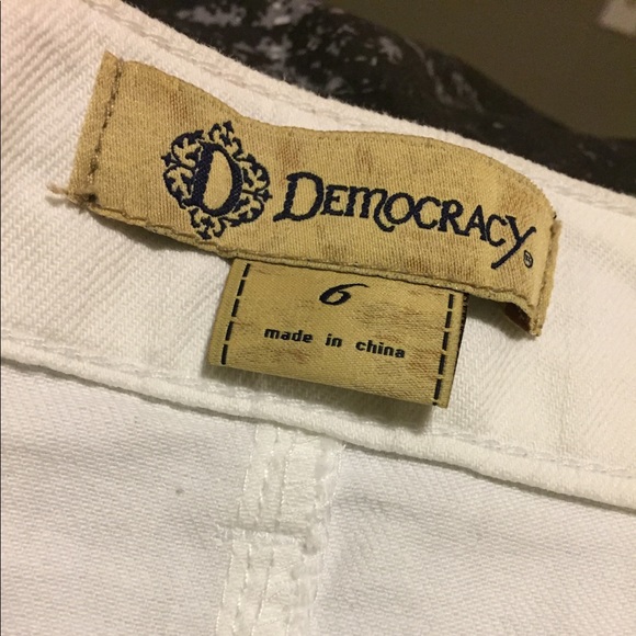 White Denim Skirt - Picture 2 of 4